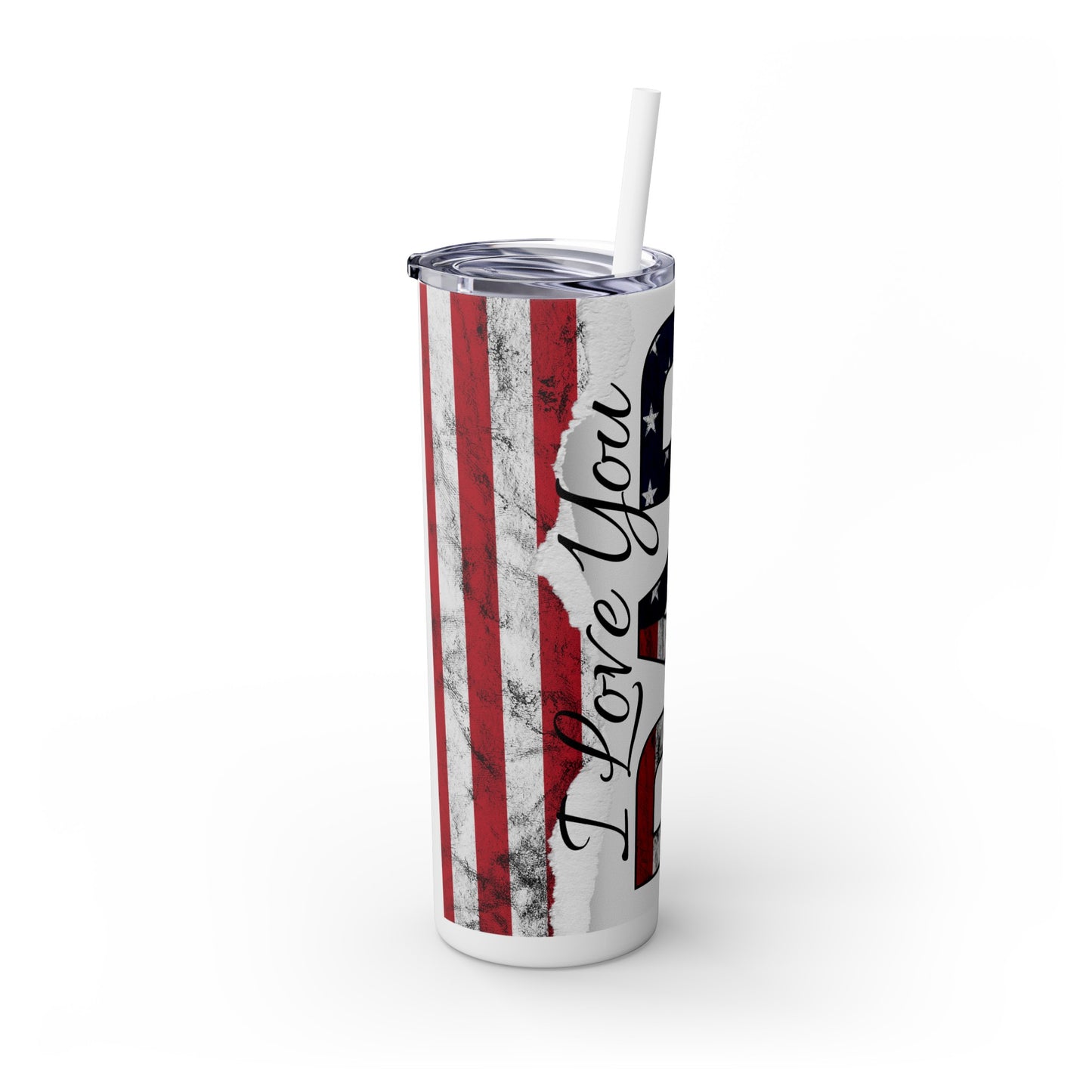 Skinny Tumbler with Straw