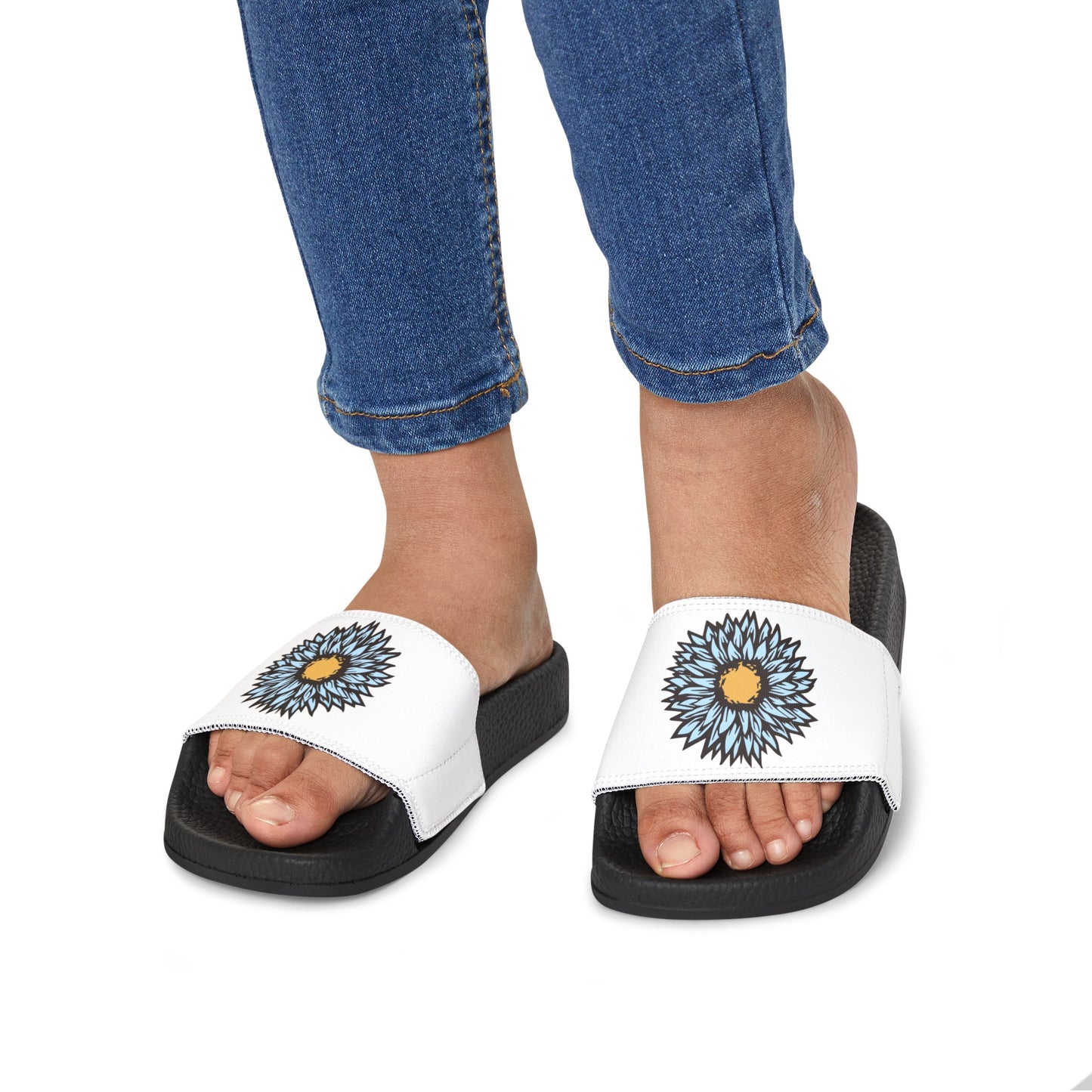 Youth PU Slide Sandals