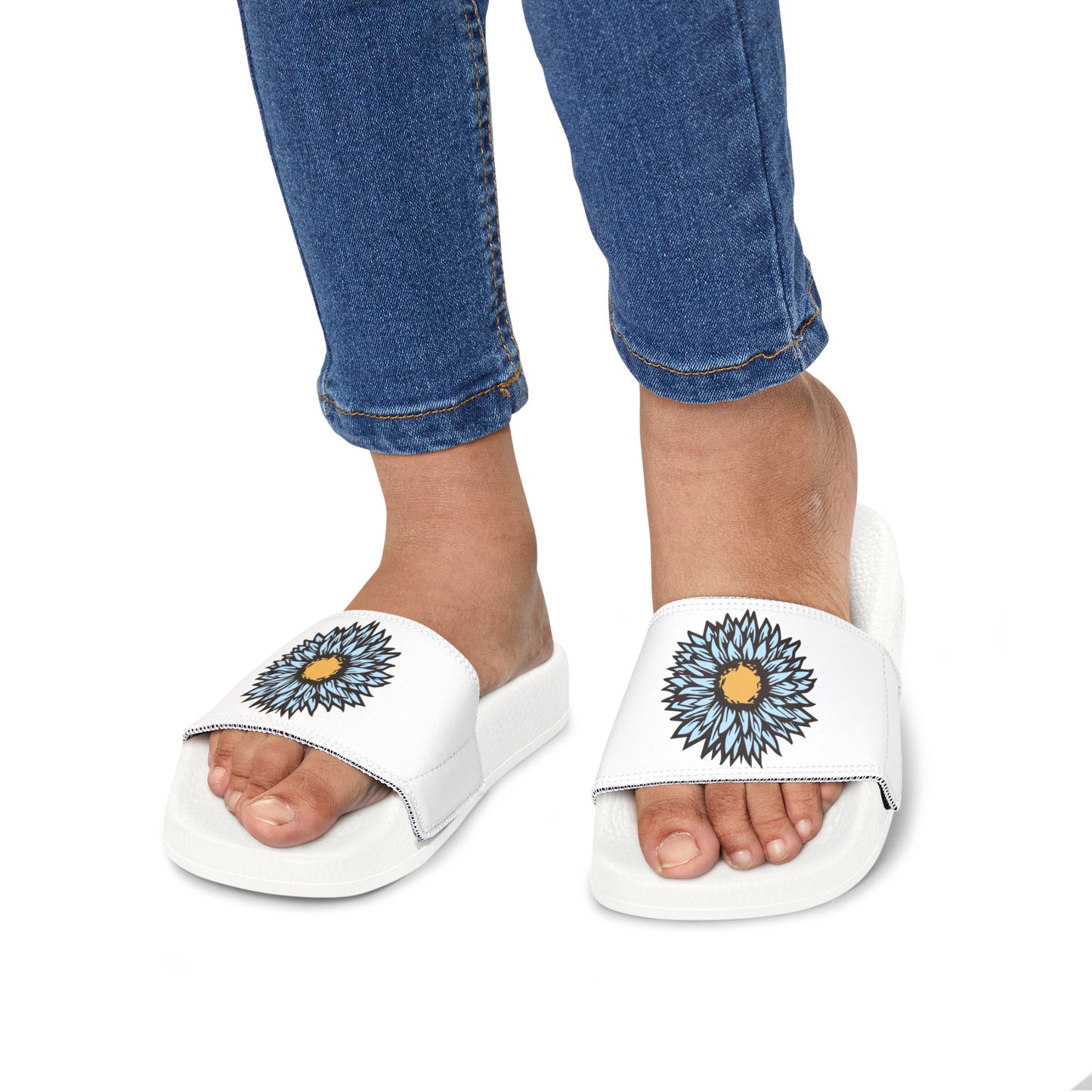 Youth PU Slide Sandals