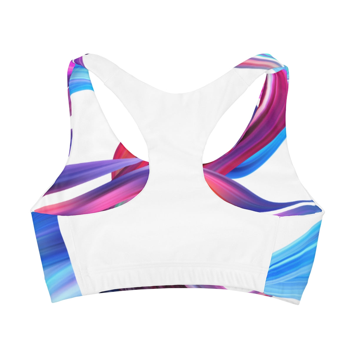 Girls' Double Lined Seamless Sports Bra (AOP)