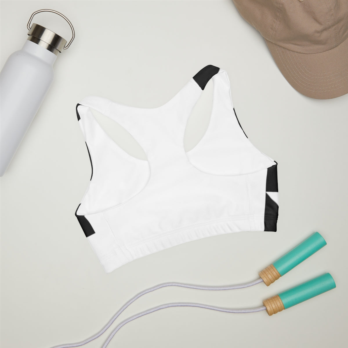 Girls' Double Lined Seamless Sports Bra (AOP)