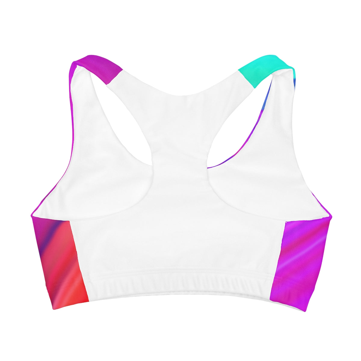 Girls' Double Lined Seamless Sports Bra (AOP)